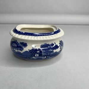 Copeland England SPODE'S TOWER BLUE Sugar Bowl No Lid